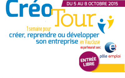 Forum CREOTOUR de la création d’entreprises : le 8 octobre 2015