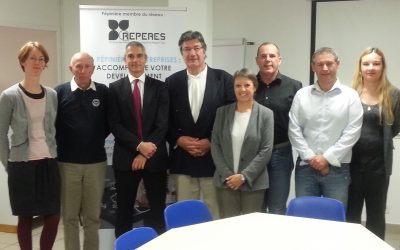 Visite de M. J.F Moniotte, Sous-Préfet de Carpentras
